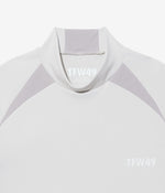 画像をギャラリービューアに読み込む, 【TFW49】SIDE PANEL SHORT SLEEVE MOCKNECK