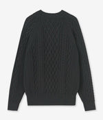 画像をギャラリービューアに読み込む, 【junhashimoto】ARAN CREW NECK KNIT