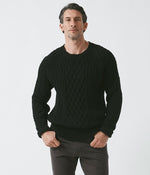 画像をギャラリービューアに読み込む, 【junhashimoto】ARAN CREW NECK KNIT