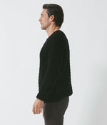 画像をギャラリービューアに読み込む, 【junhashimoto】ARAN CREW NECK KNIT