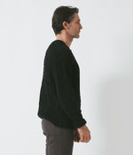 画像をギャラリービューアに読み込む, 【junhashimoto】ARAN CREW NECK KNIT