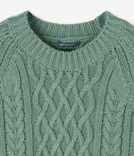 画像をギャラリービューアに読み込む, 【junhashimoto】ARAN CREW NECK KNIT