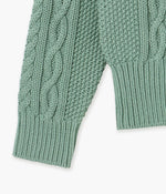 画像をギャラリービューアに読み込む, 【junhashimoto】ARAN CREW NECK KNIT