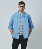 画像をギャラリービューアに読み込む, 【junhashimoto】BANDCOLLAR SHIRT