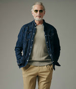 画像をギャラリービューアに読み込む, 【junhashimoto】BAND COLLAR DENIM SH