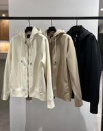 画像をギャラリービューアに読み込む, 予約9月【junhashimoto】HIGH NECK ZIP HOODIE