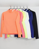 画像をギャラリービューアに読み込む, 【TFW49 Ladies】SLEEVE MESH MOCK NECK T