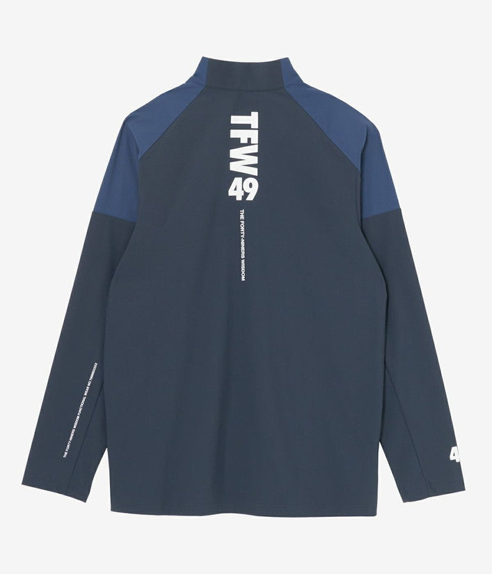 【TFW49】L/S HALF ZIP MOCK NE