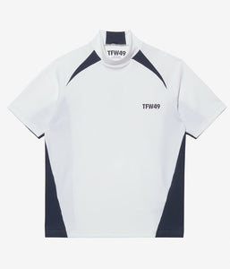 【TFW49】SIDE PANEL SHORT SLEEVE MOCKNECK