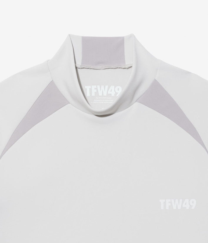 【TFW49】SIDE PANEL SHORT SLEEVE MOCKNECK