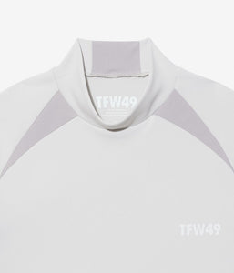【TFW49】SIDE PANEL SHORT SLEEVE MOCKNECK