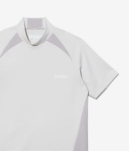 【TFW49】SIDE PANEL SHORT SLEEVE MOCKNECK