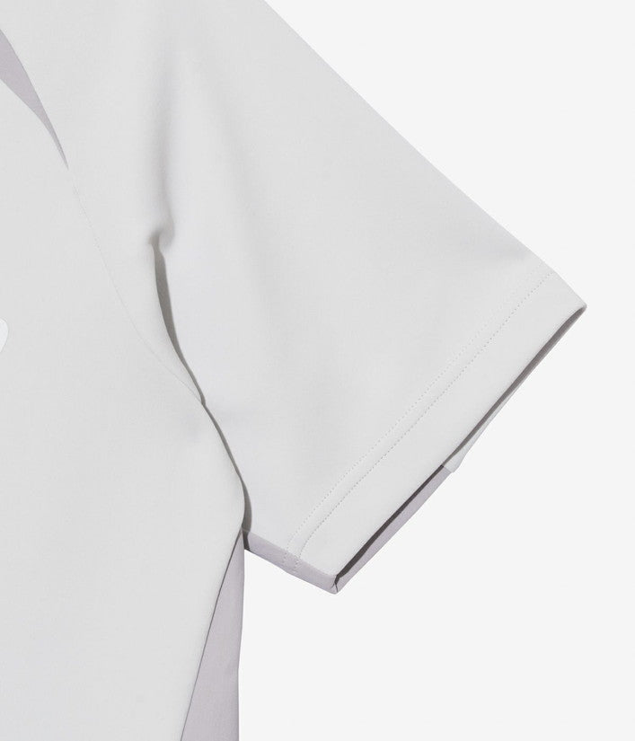 【TFW49】SIDE PANEL SHORT SLEEVE MOCKNECK