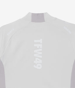 【TFW49】SIDE PANEL SHORT SLEEVE MOCKNECK