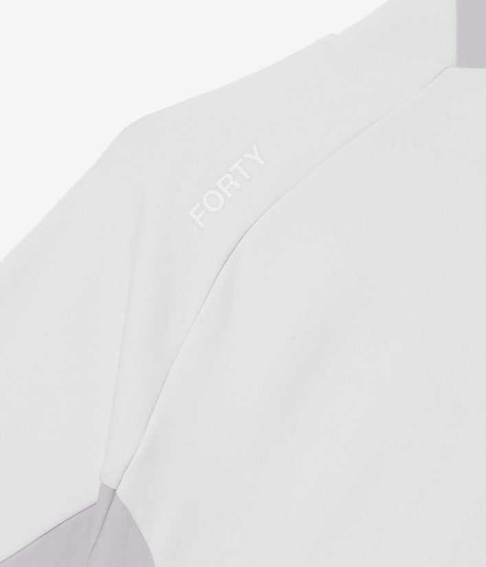 【TFW49】SIDE PANEL SHORT SLEEVE MOCKNECK