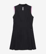 画像をギャラリービューアに読み込む, 【TFW49 Ladies】COLLAR LESS PLEAT ONEPIECE
