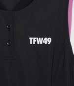 画像をギャラリービューアに読み込む, 【TFW49 Ladies】COLLAR LESS PLEAT ONEPIECE
