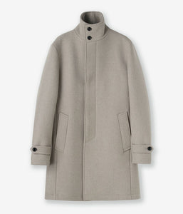 予約11月【junhashimoto】STAND COLLAR COAT