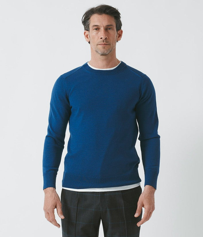 【junhashimoto】12G CREW NECK KNIT