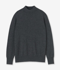 【junhashimoto】12G MOCK NECK KNIT