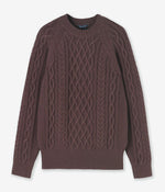 画像をギャラリービューアに読み込む, 【junhashimoto】ARAN CREW NECK KNIT
