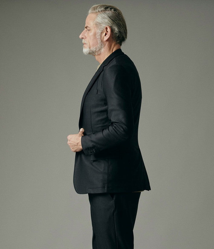 【junhashimoto】JERSEY JACKET -USO TWILL-