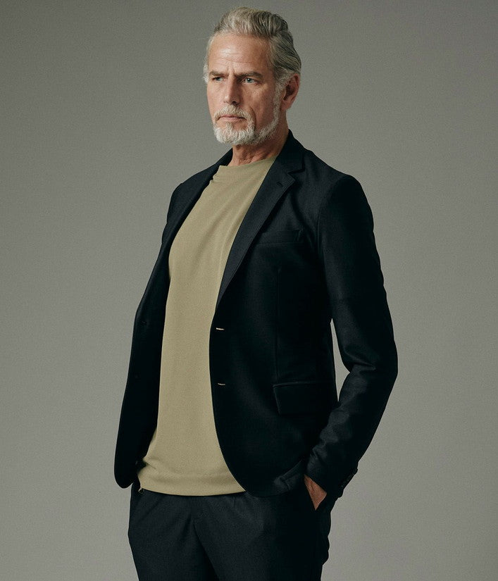 【junhashimoto】JERSEY JACKET -USO TWILL-