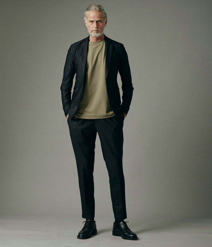 【junhashimoto】JERSEY JACKET -USO TWILL-