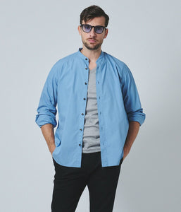 【junhashimoto】BANDCOLLAR　SHIRT