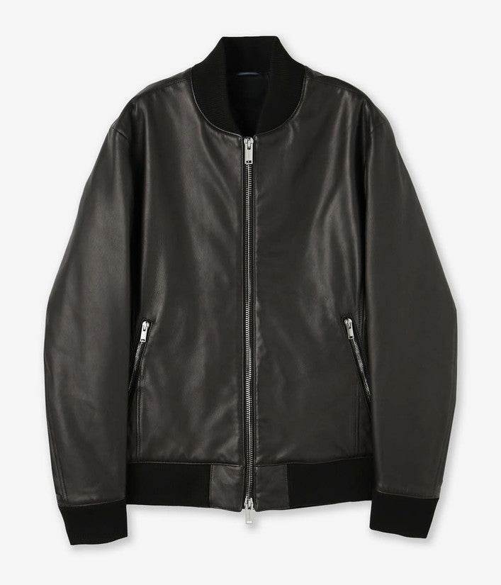 【junhashimoto】LEATHER MA-1