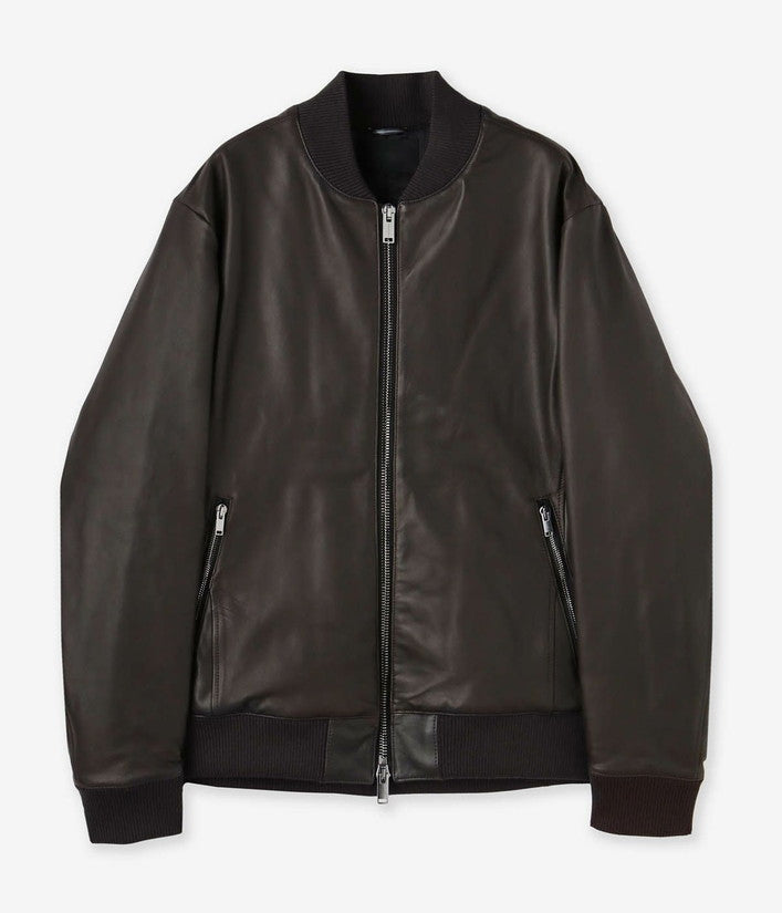 【junhashimoto】LEATHER MA-1