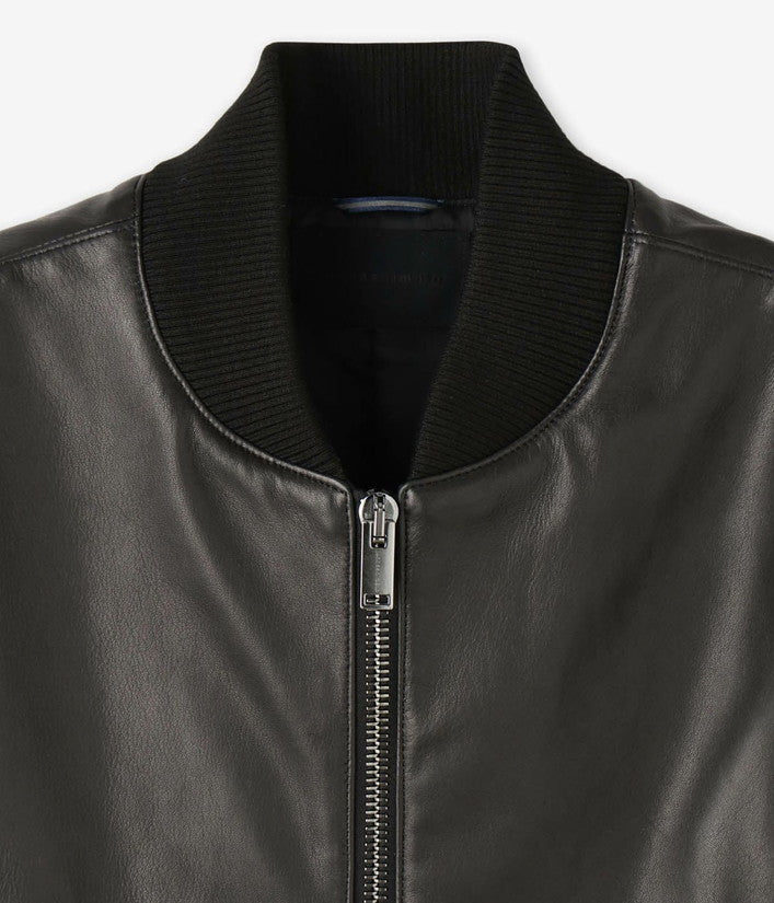 【junhashimoto】LEATHER MA-1