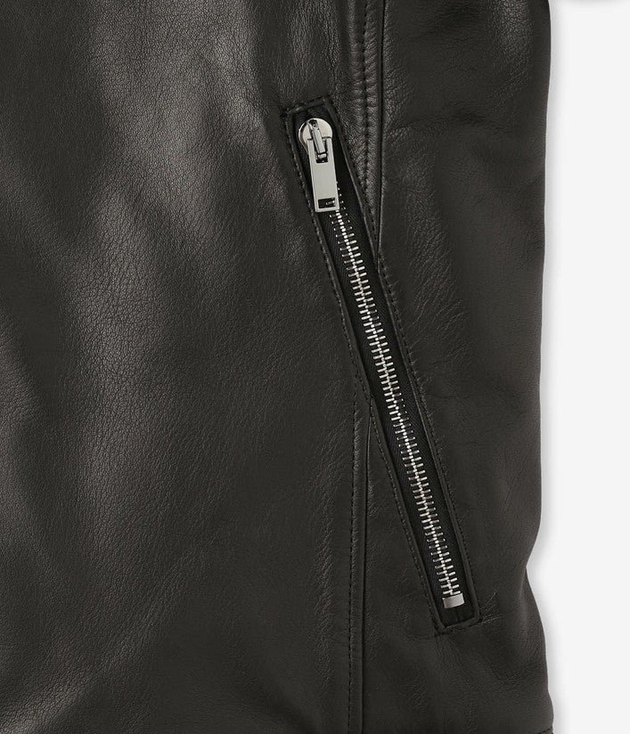 【junhashimoto】LEATHER MA-1