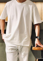 画像をギャラリービューアに読み込む, 【junhashimoto】JERSEY CREW SIDE ZIP TEE -OSAKA LIMITED-
