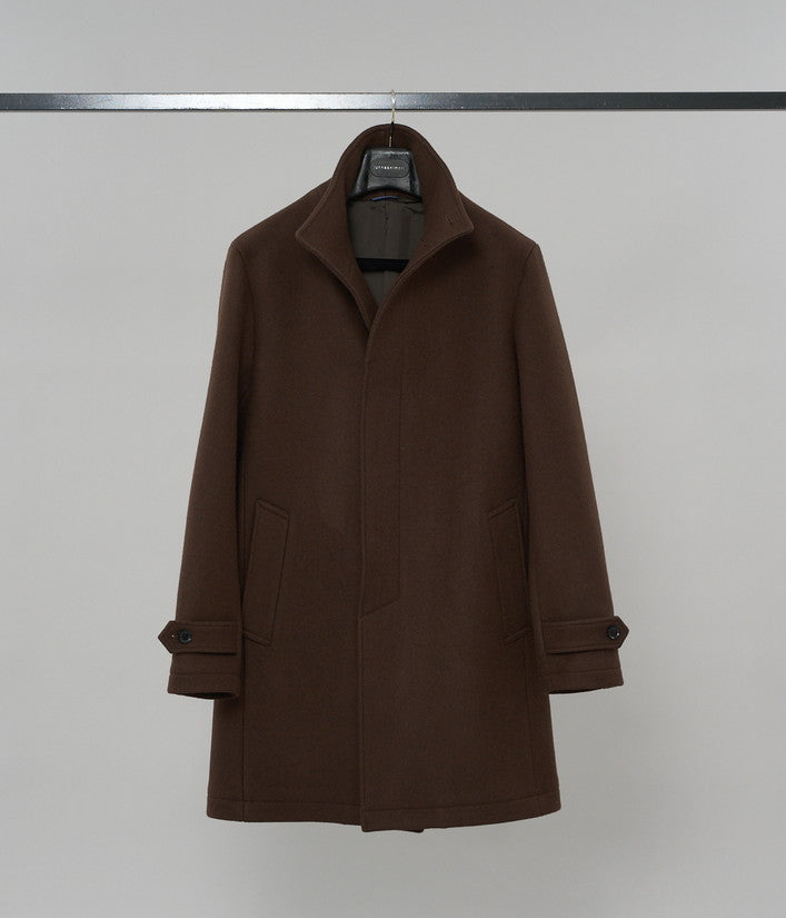 予約11月【junhashimoto】STAND COLLAR COAT