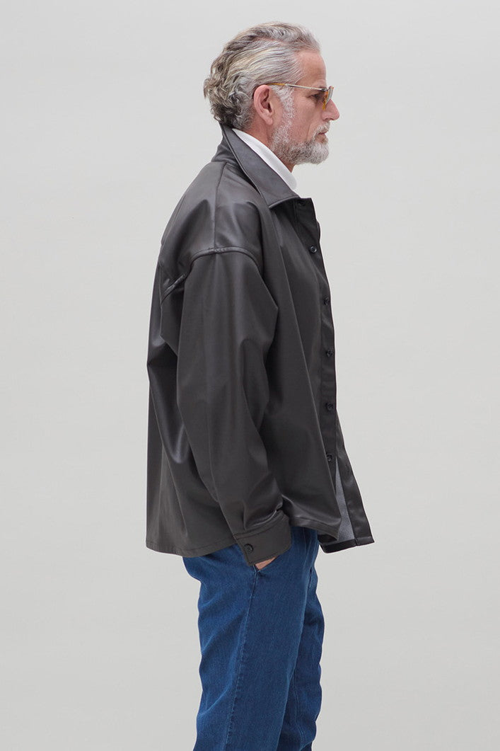 【junhashimoto】MEGA BIG LEATHER SHI