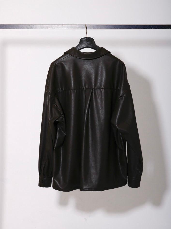 【junhashimoto】MEGA BIG LEATHER SHI