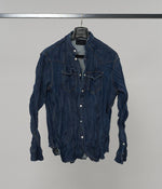 画像をギャラリービューアに読み込む, 予約9月【junhashimoto】BAND COLLAR DENIM SH
