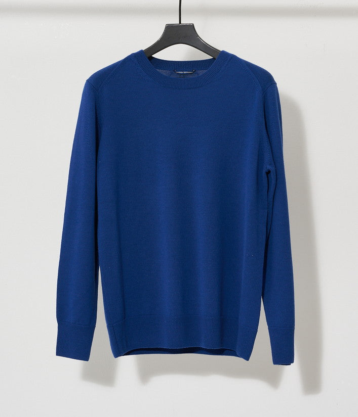 【junhashimoto】12G CREW NECK KNIT