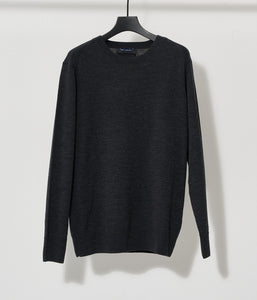 【junhashimoto】12G CREW NECK KNIT