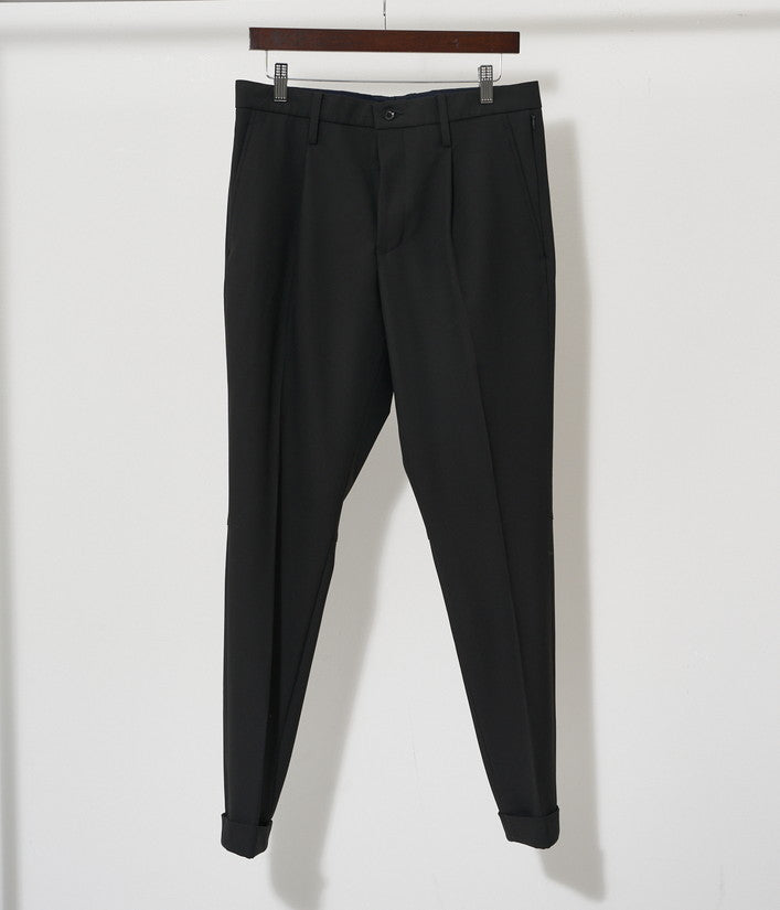 予約11月【junhashimoto】ONE TUCK WARM PANTS