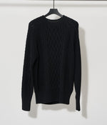 画像をギャラリービューアに読み込む, 予約11月【junhashimoto】ARAN CREW NECK KNIT
