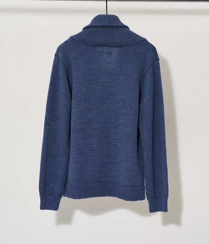 予約11月【junhashimoto】SHAWL PULLOVER KNIT