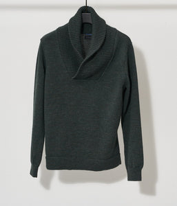 予約11月【junhashimoto】SHAWL PULLOVER KNIT