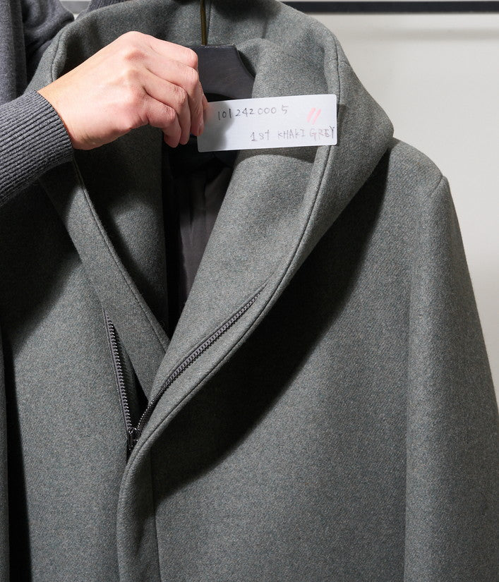 予約11月【junhashimoto】WRAP COAT