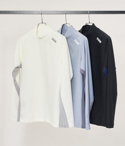 【TFW49】SIDE MESH MOCKNECK LONG SLEEVE