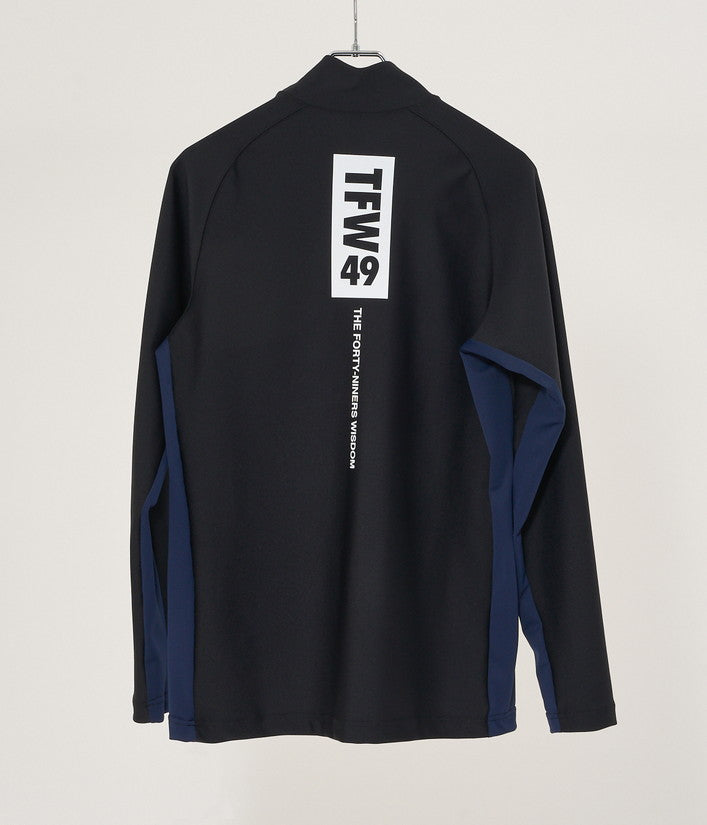 【TFW49】SIDE MESH MOCKNECK LONG SLEEVE