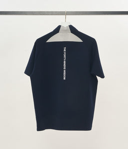 予約8月【TFW49】HALF ZIP SS MOCKNECK