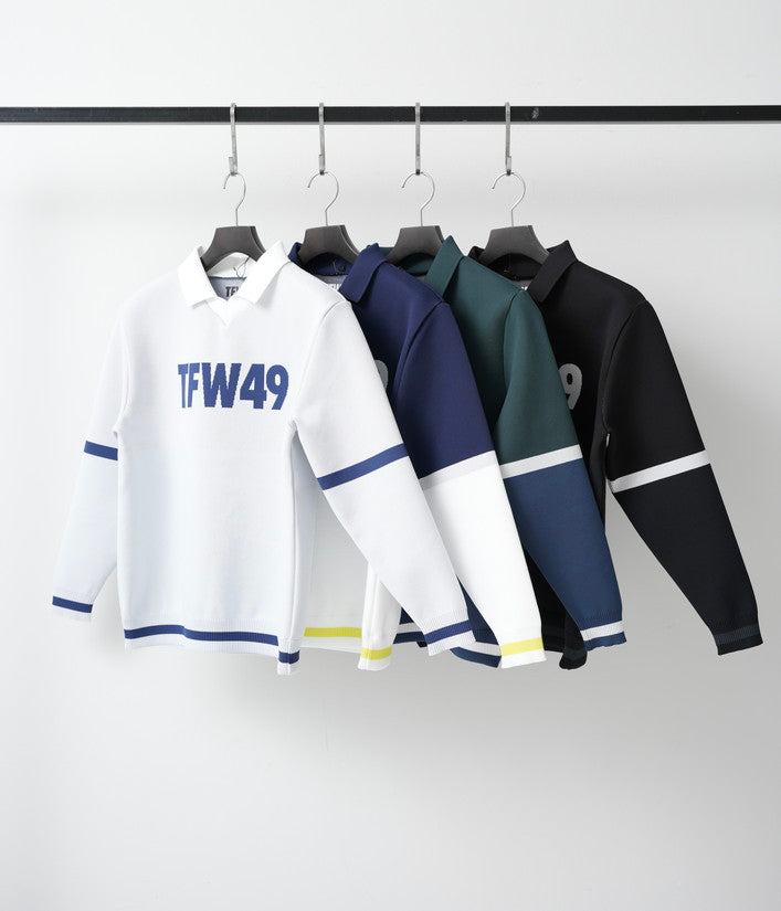 予約11月【TFW49 Ladies】KNIT POLO
